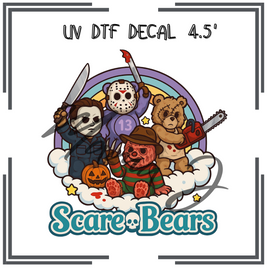 Scare Bears UV DTF Decal