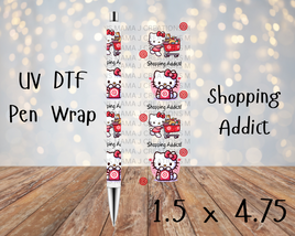 Shopping Addict UV DTF Pen Wrap