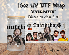 Suicideboys UV DTF Libby Wrap 16oz