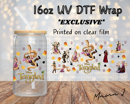 UV DTF Tangled Libbey Wrap 16oz