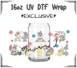 Thumper & Miss Bunny UV DTF Libby Wrap 16oz