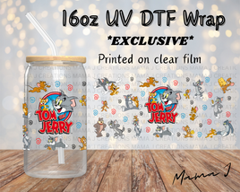 UV DTF Tom and Jerry Libbey Wrap 16oz