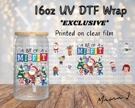 Island Of Misfit Toy's 1 Libbey Wrap 16oz UV DTF