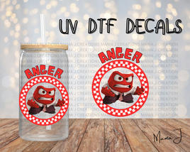 Anger UV DTF Decal