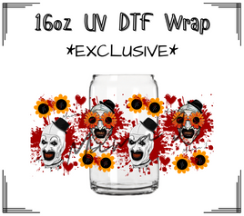 Art The Clown 4 UV DTF Libby Wrap 16oz