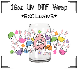 Bad Bunny Easter UV DTF Libby Wrap 16oz