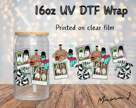 UV DTF Beetlejuice Libbey Wrap 16oz