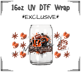 Bengals UV DTF Libby Wrap 16oz