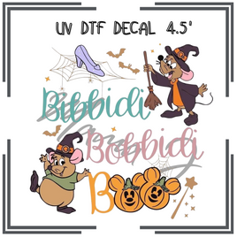 Bibbidi Bobbidi Boo UV DTF Decal