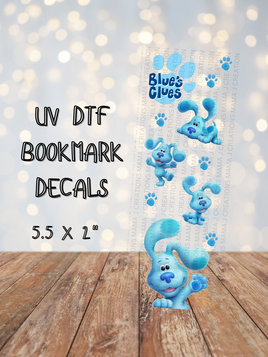 Blues Clues UV DTF Bookmark