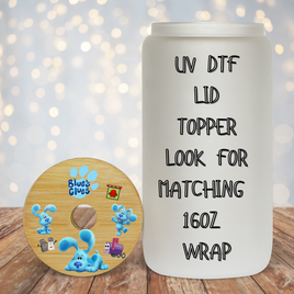 Blues Clues UV DTF Lid Topper