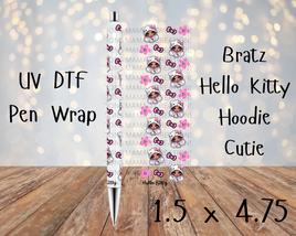 Bratz Hello Kitty Hoodie UV DTF Pen Wrap