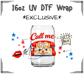 Call Me UV DTF Libby Wrap 16oz