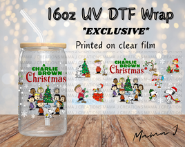 Charlie Brown Christmas 1 Libbey Wrap 16oz UV DTF