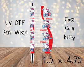 Coca-Cola Kitty UV DTF Pen Wrap