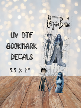 Corpse Bride UV DTF Bookmark