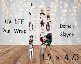 Demon Slayer UV DTF Pen Wrap