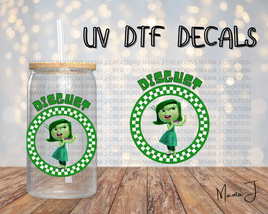 Disgust UV DTF Decal