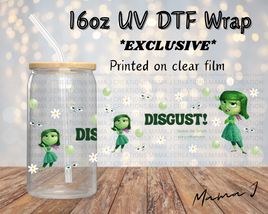 Disgust UV DTF Libbey Wrap 16oz