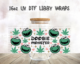 Doobie Monster Libbey Wrap 16oz