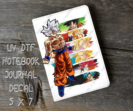 Drago Ball Z 5 x 7 UV DTF Notebook Decal