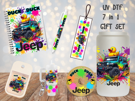Duck Duck Jeep 7 in 1 UV DTF Set
