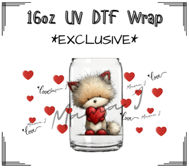 Fox Love UV DTF Libby Wrap 16oz