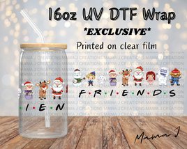 Friends Libbey Wrap 16oz UV DTF