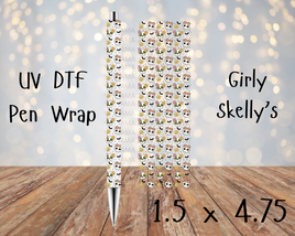 Girly Skelly's UV DTF Pen Wrap