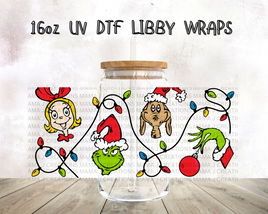 Grinch & Friends UV DTF Libby Wrap 16oz