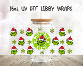 Grinchmas Blend UV DTF Libby Wrap 16oz