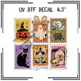 Halloween Stamps UV DTF Decal