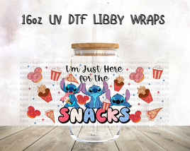 Here For The Snacks Libbey Wrap 16oz