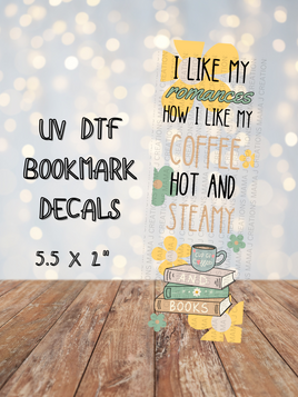 Hot & Steamy UV DTF Bookmark