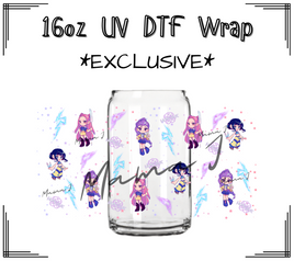 K-Pop Demond Hunters 1 UV DTF Libby Wrap 16oz