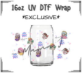 K-Pop Demond Hunters 2 UV DTF Libby Wrap 16oz