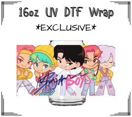 K-Pop Demond Hunters 4 UV DTF Libby Wrap 16oz