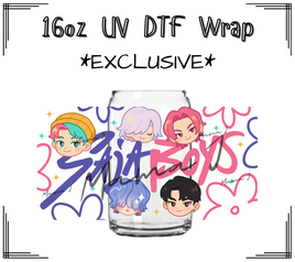 K-Pop Demond Hunters 5 UV DTF Libby Wrap 16oz