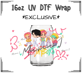 K-Pop Demond Hunters 6 UV DTF Libby Wrap 16oz