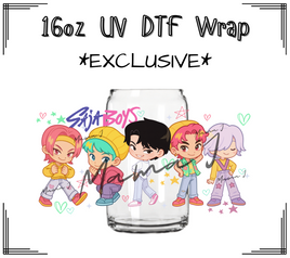 K-Pop Demond Hunters 7 UV DTF Libby Wrap 16oz