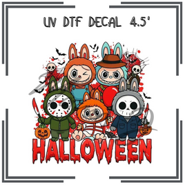 Labubu Halloween UV DTF Decal