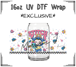 Labubu Stitch UV DTF Libby Wrap 16oz