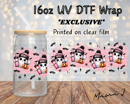 UV DTF Lil Boo Ghost Libbey Wrap 16oz