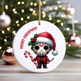 Jason UV DTF Christmas Ornament Decal