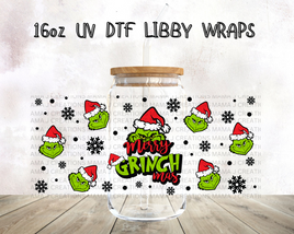 Merry Grinchmas 2 UV DTF Libby Wrap 16oz