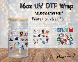 Island Of Misfit Toy's Libbey Wrap 16oz UV DTF