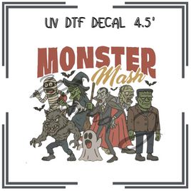Monster Mash UV DTF Decal