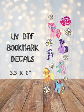 My Little Pony UV DTF Bookmark