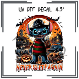 Never Sleep Again UV DTF Decal