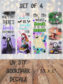 NMBC UV DTF Bookmark Set Of 4